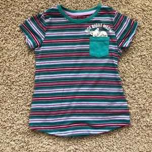 Stripped pocket shirt